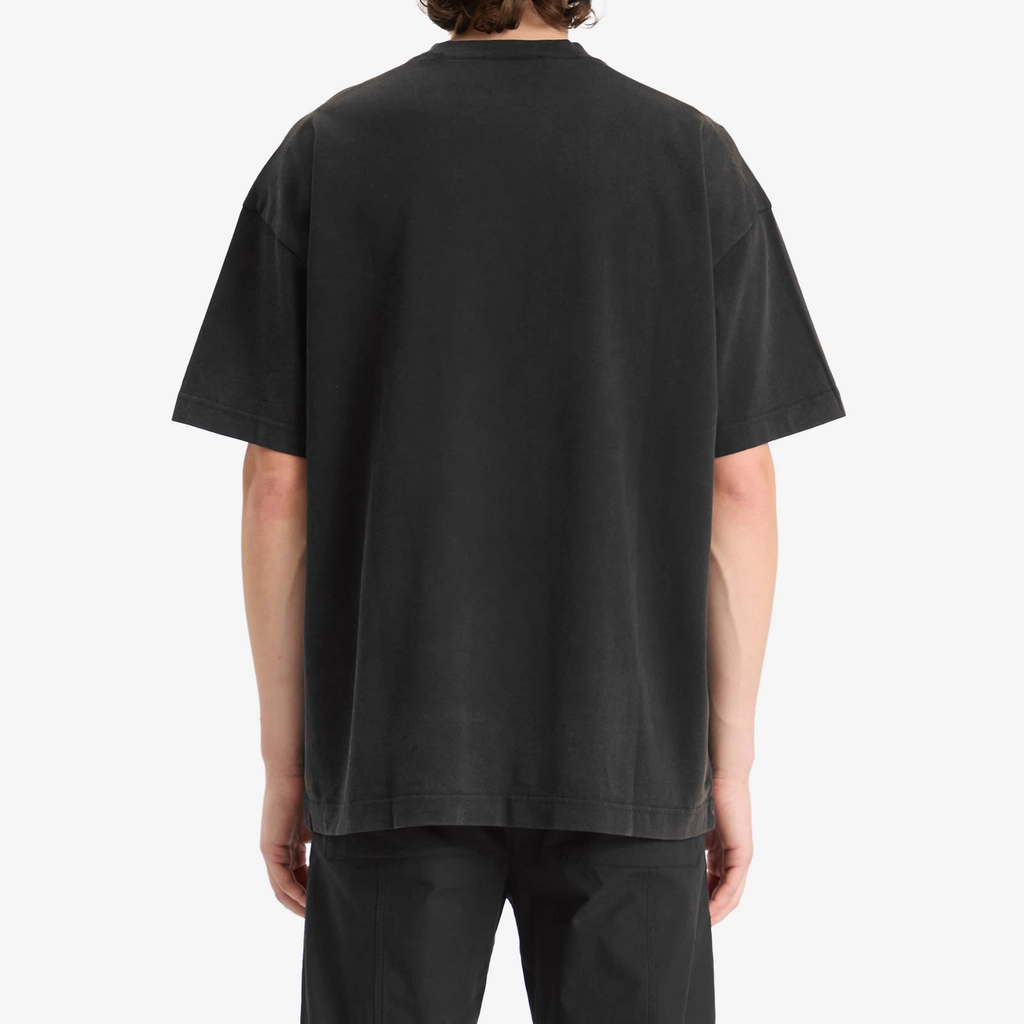 Cole Buxton Men's Cursive 2 Star T-Shirt Vintage Black